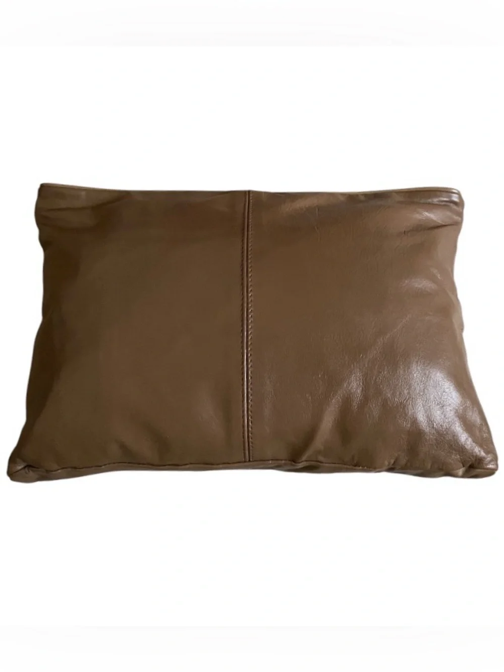 Vintage genuine leather multicolor clutch